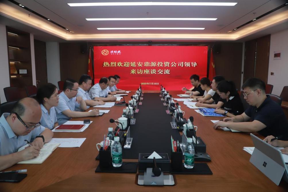 延安市鼎源投資有限公司監事會(huì )主席謝江一行到我司交流座談